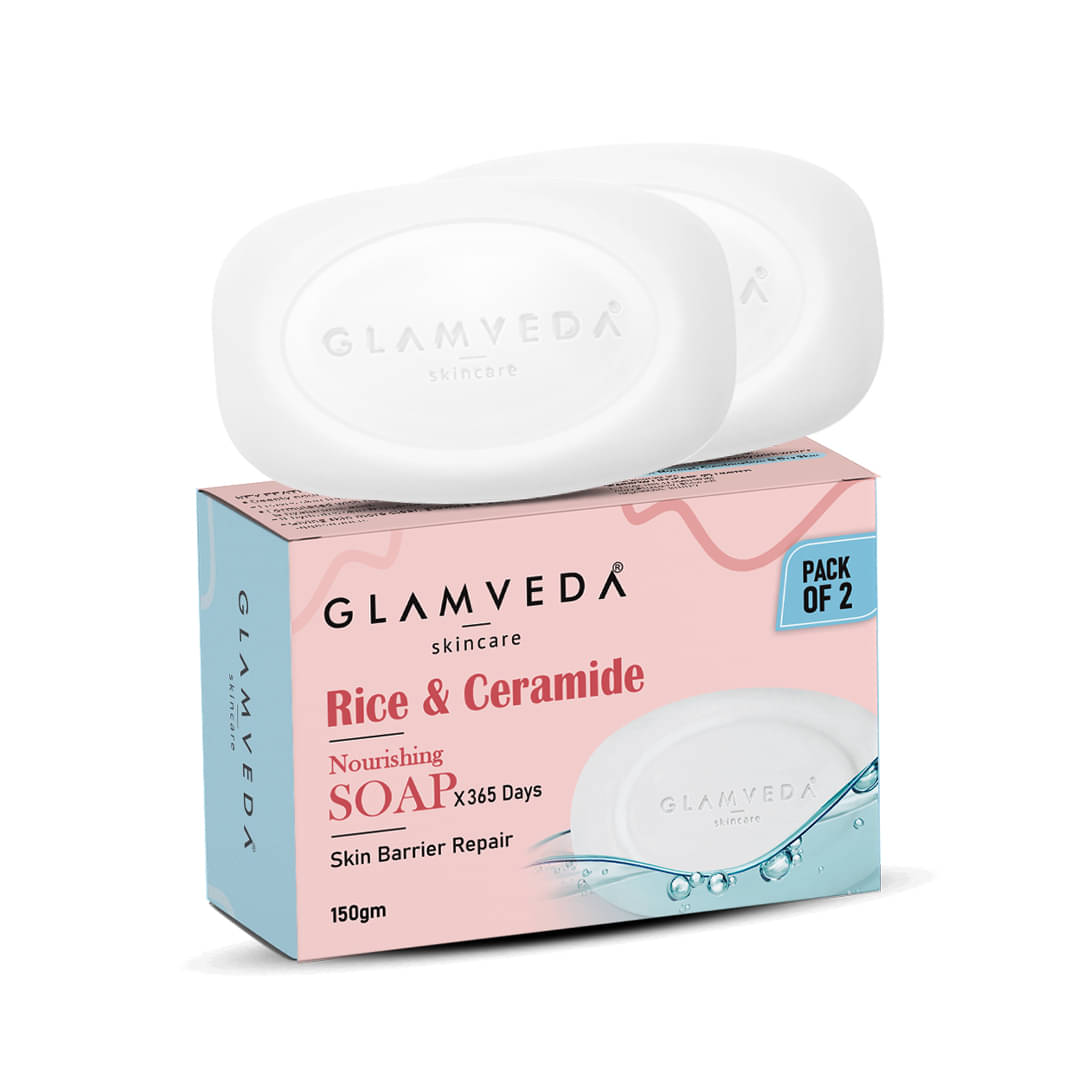     			Glamveda Skin Whitening Soap for All Skin Type ( Pack of 2 )