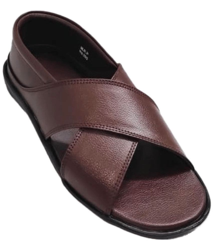     			INFINITRENZ - Brown Men's Sandals