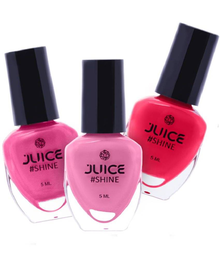     			Juice Multi Glossy Nail Polish 15 ( Pack of 3 )