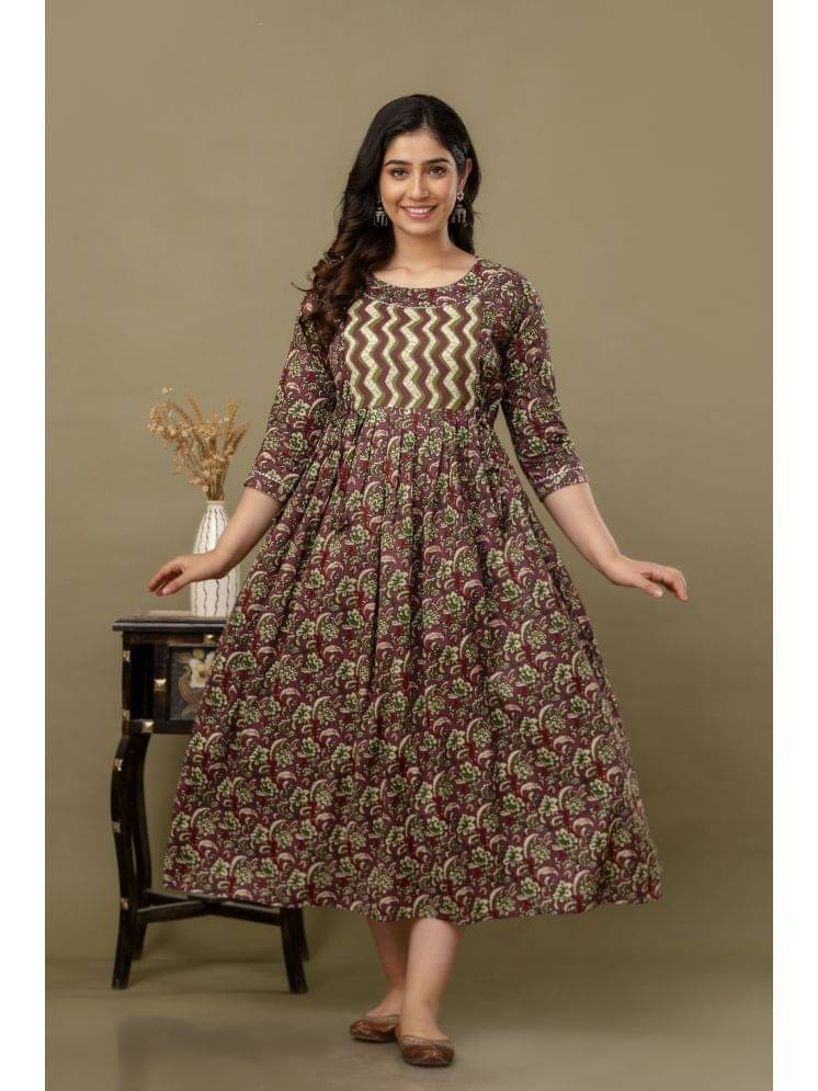     			Nevisha Style Multi Color Cotton Maternity Kurta Single