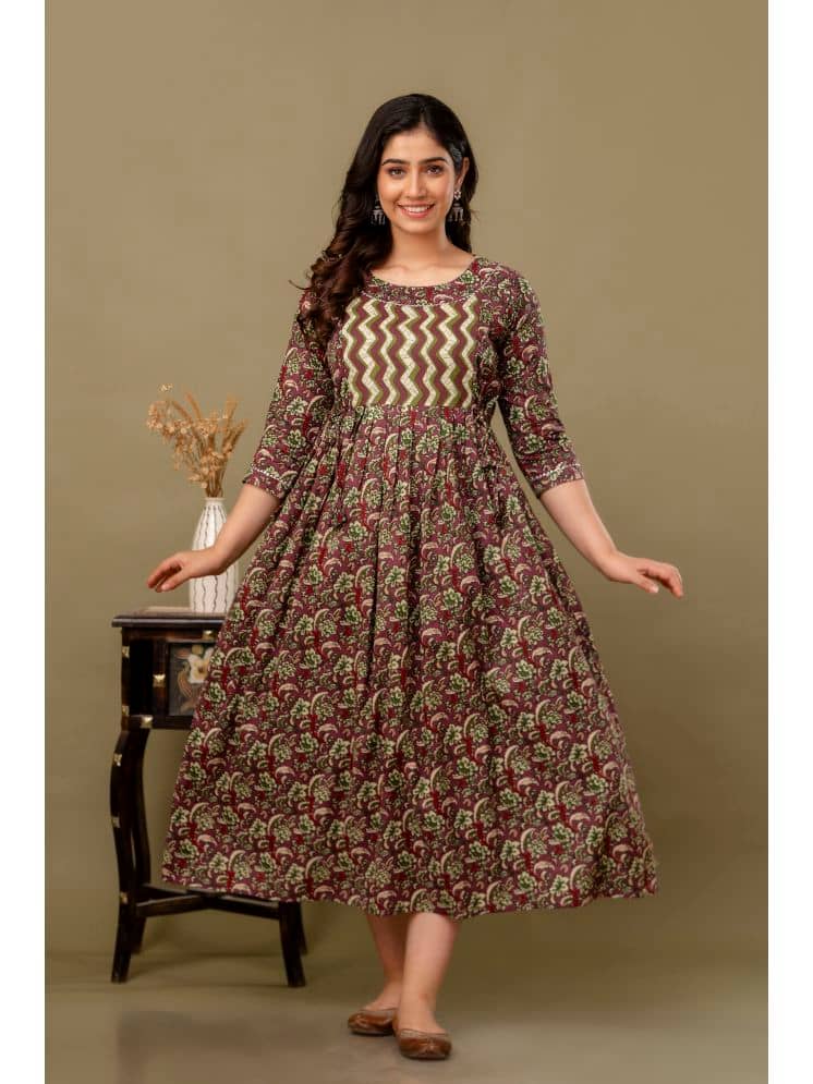 Nevisha Style Multi Color Cotton Maternity Kurta Single