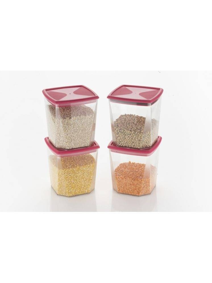     			OFFYX daimonad container PET Dark Pink Spice Container ( Set of 6 )