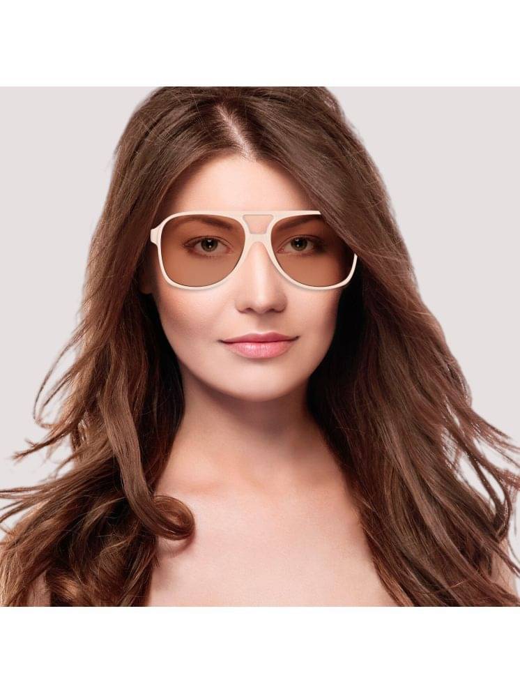 Peter Jones Cream Pilot Sunglasses ( Pack of 1 ) Peter Jones Cream Pilot Sunglasses ( Pack of 1 )