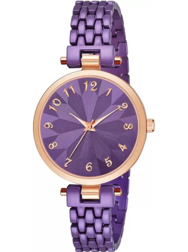     			REESKY Blue Metal Analog Womens Watch