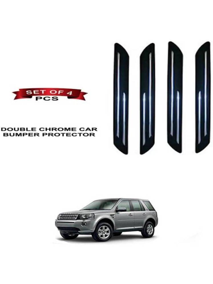 RONISH Rubber Car Bumper Protector Guard (Double Chrome) For Land Rover Freelander 2 RONISH Rubber Car Bumper Protector Guard (Double Chrome) For Land Rover Freelander 2