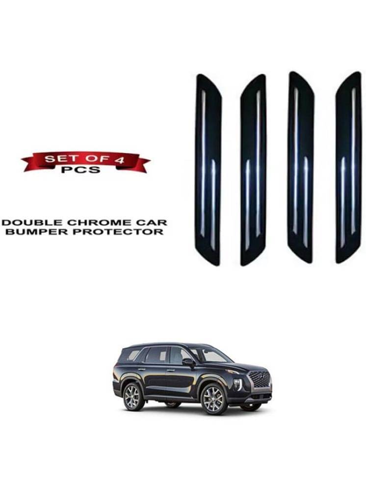     			RONISH Rubber Car Bumper Protector Guard (Double Chrome) For Hyundai Panamera