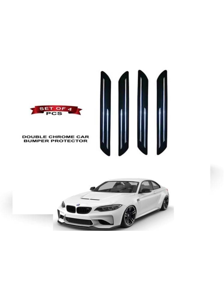 RONISH Rubber Car Bumper Protector Guard (Double Chrome) For BMW M2 RONISH Rubber Car Bumper Protector Guard (Double Chrome) For BMW M2