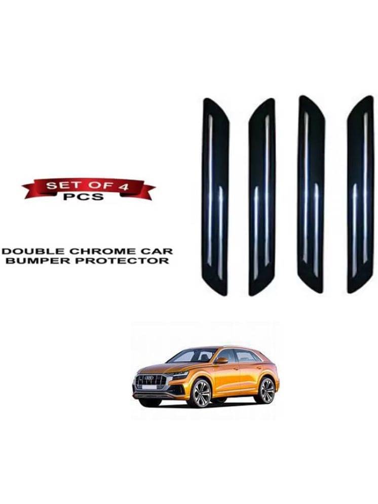 RONISH Rubber Car Bumper Protector Guard (Double Chrome) For Audi Q8 RONISH Rubber Car Bumper Protector Guard (Double Chrome) For Audi Q8