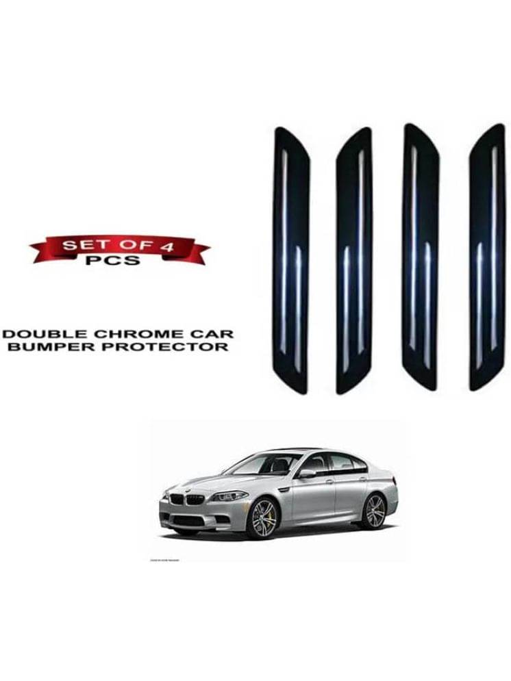 RONISH Rubber Car Bumper Protector Guard (Double Chrome) For BMW M5 RONISH Rubber Car Bumper Protector Guard (Double Chrome) For BMW M5
