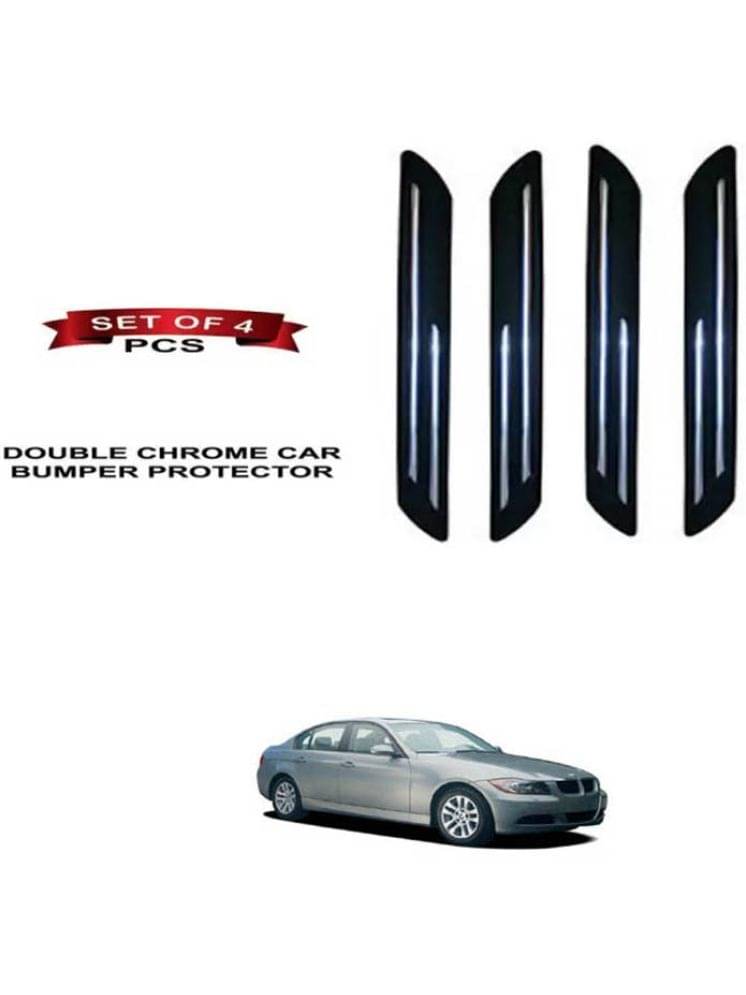 RONISH Rubber Car Bumper Protector Guard (Double Chrome) For BMW 725i     			RONISH Rubber Car Bumper Protector Guard (Double Chrome) For BMW 725i
