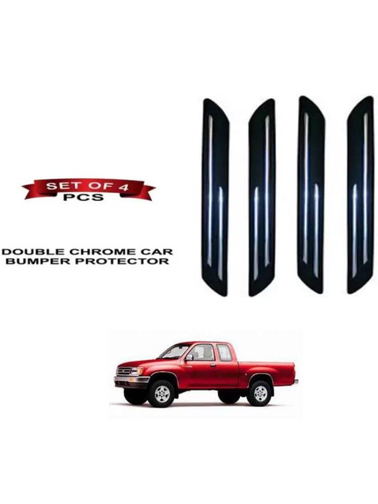 RONISH Rubber Car Bumper Protector Guard (Double Chrome) For Toyota T100 RONISH Rubber Car Bumper Protector Guard (Double Chrome) For Toyota T100
