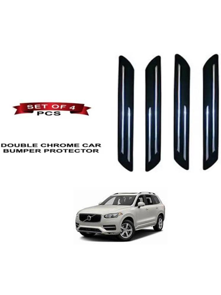     			RONISH Rubber Car Bumper Protector Guard (Double Chrome) For Volvo XC90