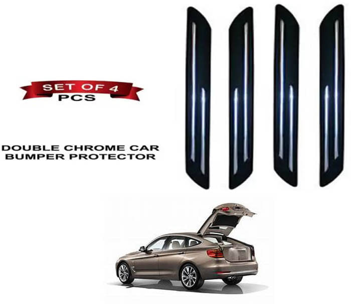 RONISH Rubber Car Bumper Protector Guard (Double Chrome) For BMW GranTurismo RONISH Rubber Car Bumper Protector Guard (Double Chrome) For BMW GranTurismo