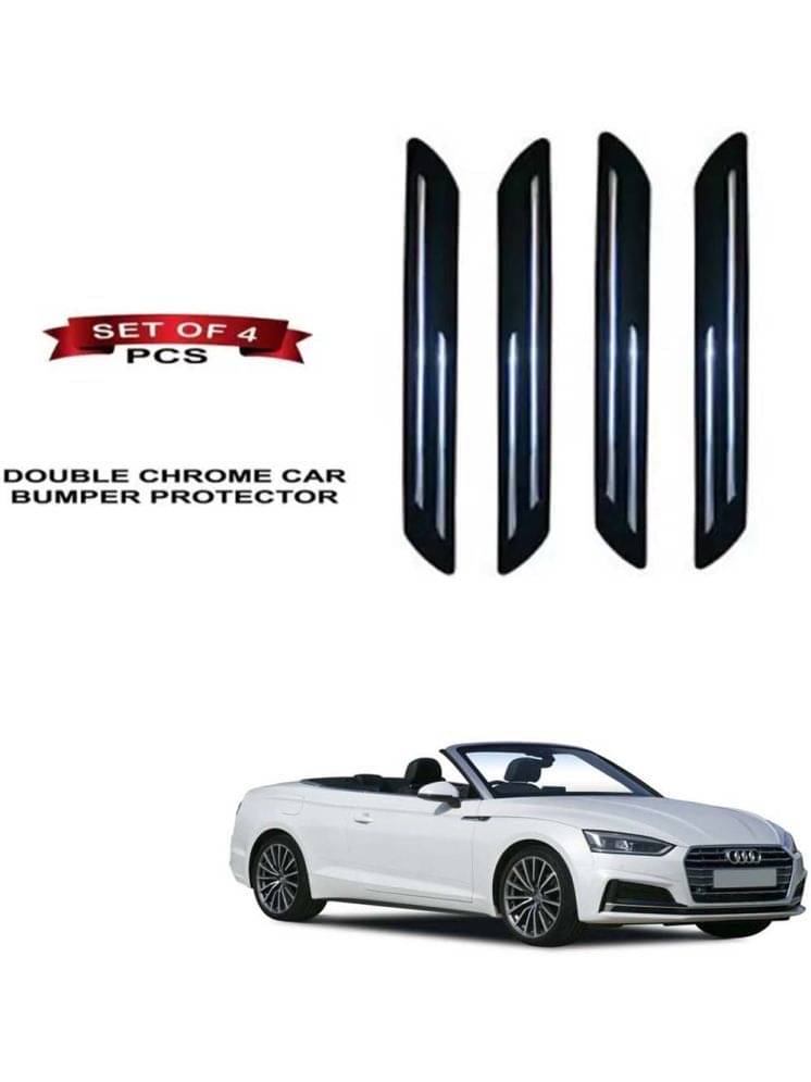 RONISH Rubber Car Bumper Protector Guard (Double Chrome) For Audi A5 Cabriolet RONISH Rubber Car Bumper Protector Guard (Double Chrome) For Audi A5 Cabriolet