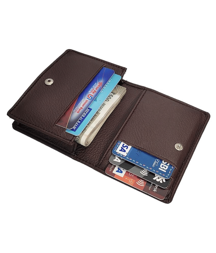     			RURAL CRAFT Brown PU Men's Short Wallet ( Pack of 1 )