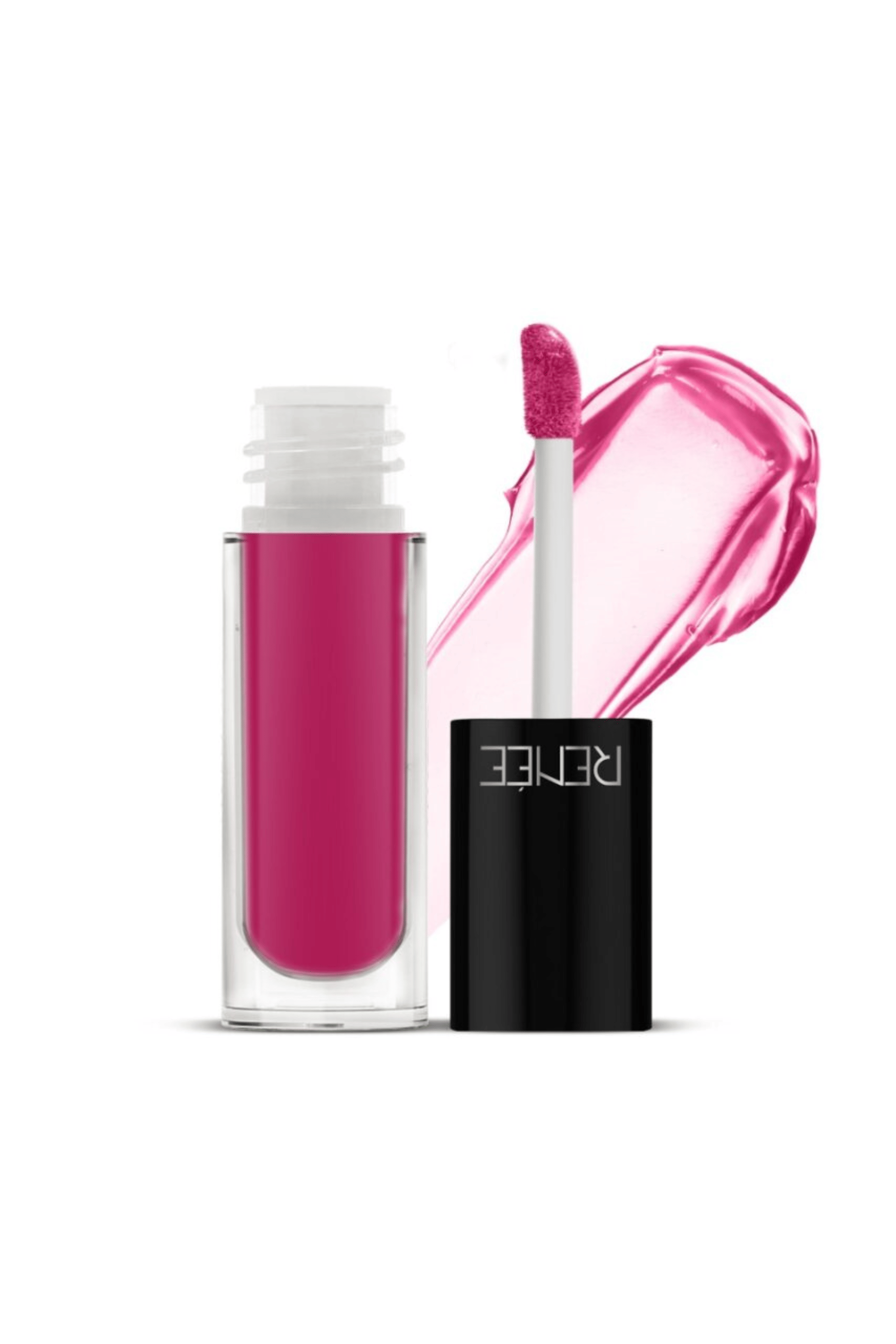     			RENEE Hot Lips Pink Lip Gloss, Supple Finish, Non-Sticky, Hydrating, 4.5ml