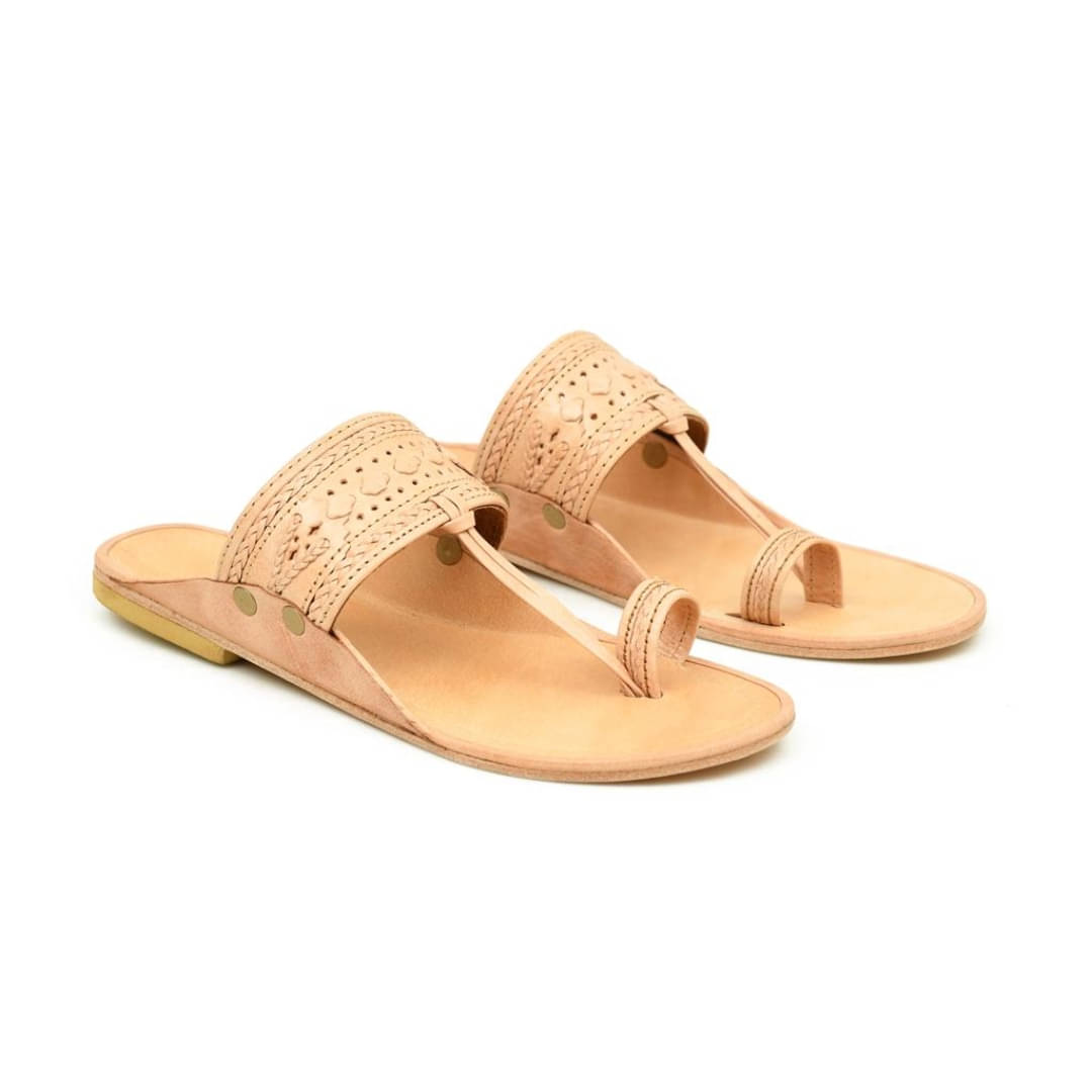     			STEPSOFT White Men's Kolhapuris