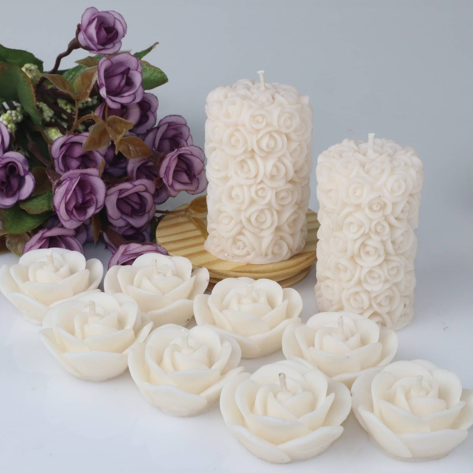 Shraddha Creation White Vanilla Floating Candle 7 cm ( Pack of 10 ) Shraddha Creation White Vanilla Floating Candle 7 cm ( Pack of 10 )