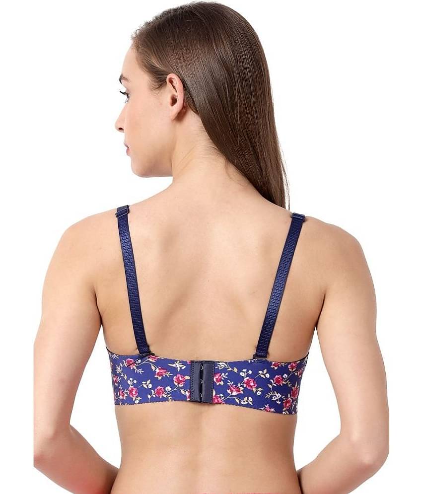 Shyaway Viscose Lightly Padded Women's T-Shirt Bra ( Blue ) SY91033-Blue