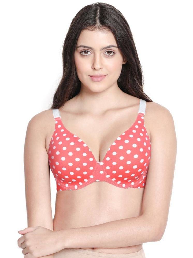     			Shyaway Nylon Lightly Padded Women's Everyday Bra ( Pink ) SY91043-ShellPink
