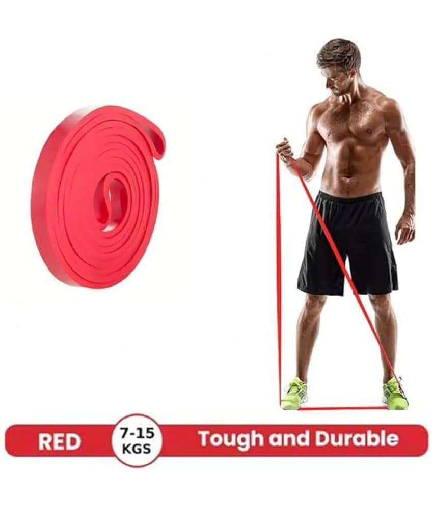 Thera Band Exercise Band for Home Gym Fitness Pull Up Band Thera band  (Pack of 1) (Red) - Sports and Fitness Equipment | Buy online on ZillyBuy