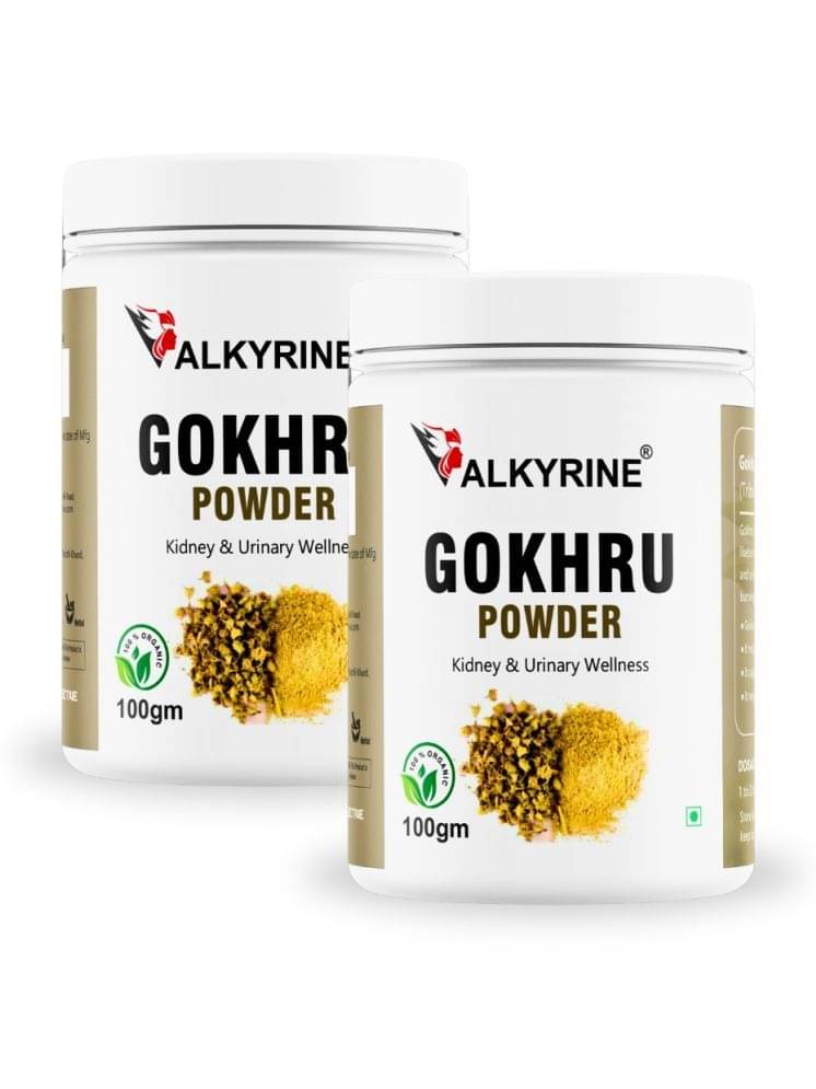 Valkyrine Gokhru Powder 200 Gm Pack of 2     			Valkyrine Gokhru Powder 200 Gm Pack of 2