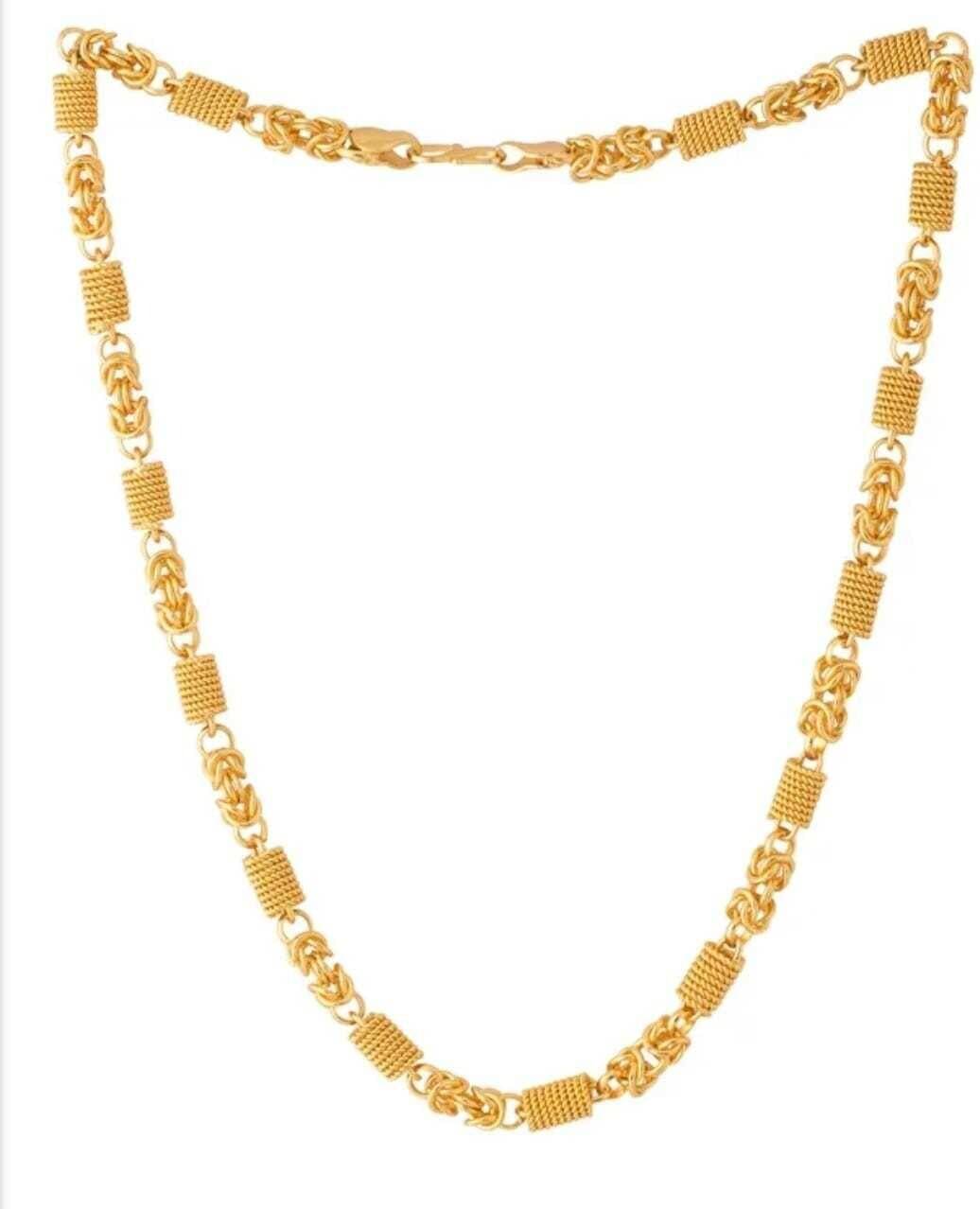     			WTM Rhodium Plated Chain ( Set of 1 )