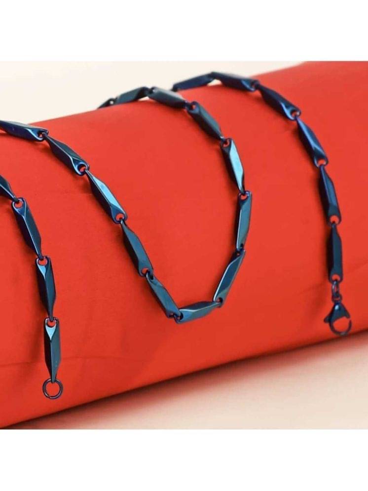 WTM Rhodium Plated Chain ( Set of 1 )     			WTM Rhodium Plated Chain ( Set of 1 )