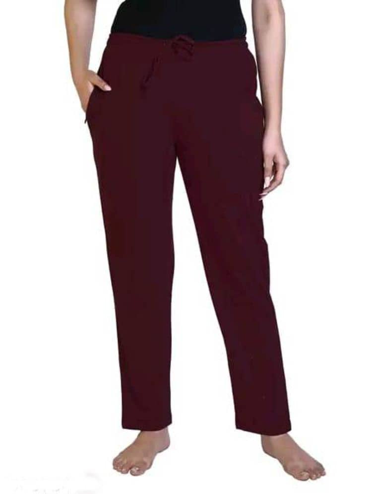 Whyme Fashion Navy Cotton Regular Women's Casual Pants ( Pack of 1 ) - Trousers | Buy online on ZillyBuy