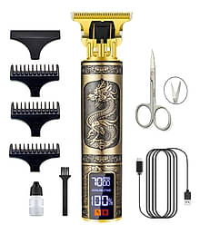 geemy LED Display Multicolor Cordless Beard Trimmer With 120 minutes Runtime