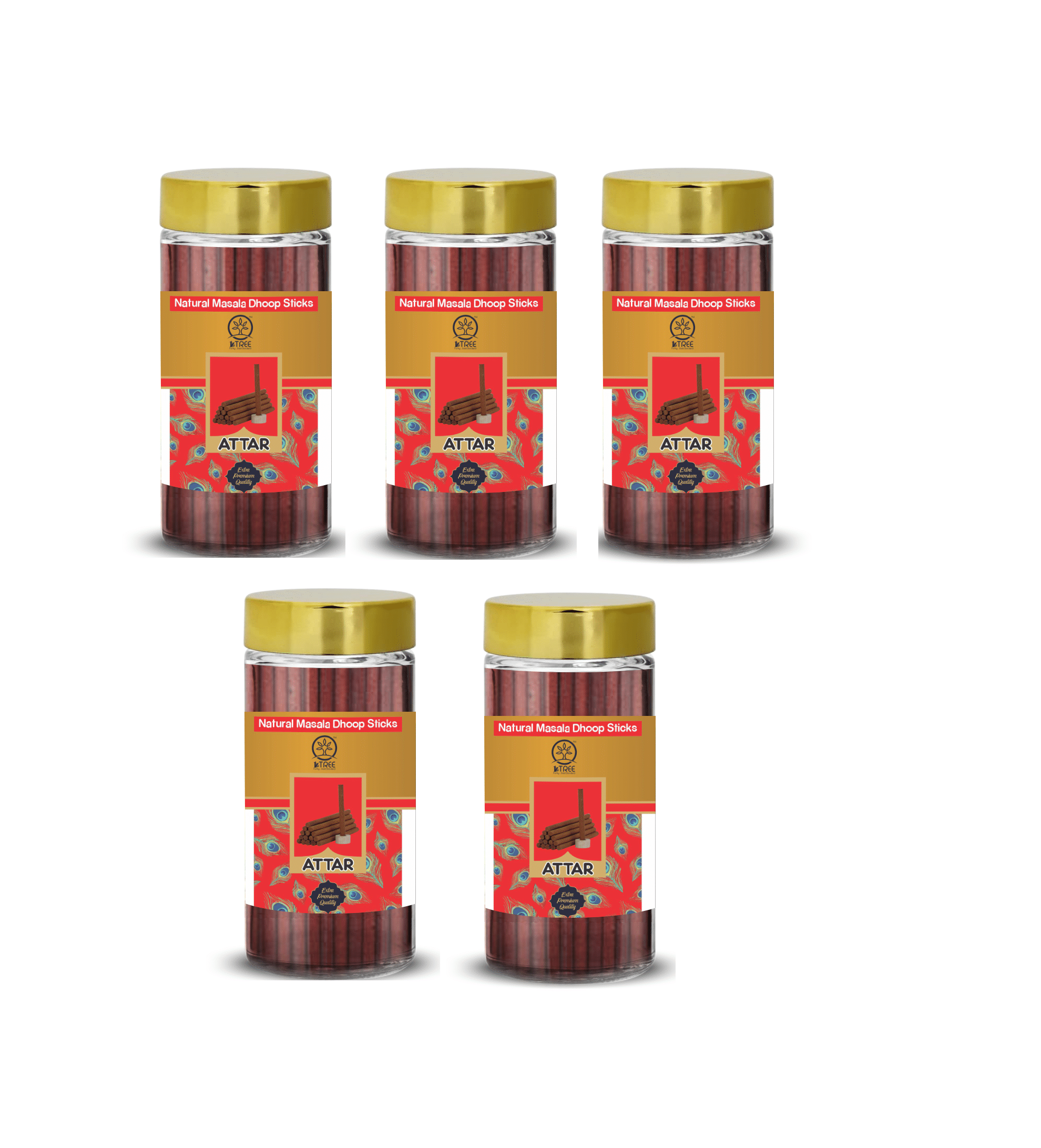     			1 Tree Attar Dhoop |  Dhoop For Pooja 1Tree Agarbatti Sticks | Incense Stick Gardenia 100 gm ( Pack of 5 )