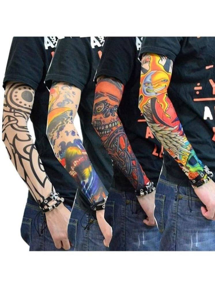 ATIPRIYA Multicolor Printed Riding Sleeves ( Set of 4 ) ATIPRIYA Multicolor Printed Riding Sleeves ( Set of 4 )