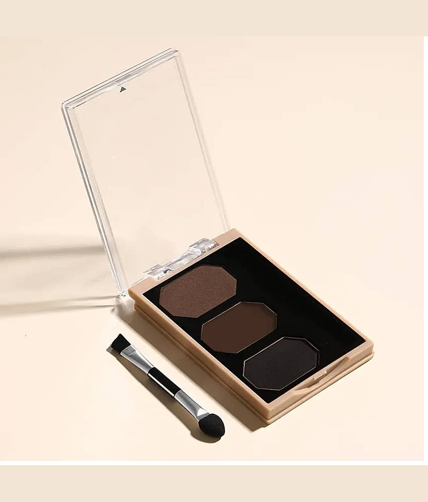 Adbeni Instant Eyebrow Powder Cake Palette With Brush Brow Eyes Brown 9 g - Makeup - Eyes | Buy online on ZillyBuy