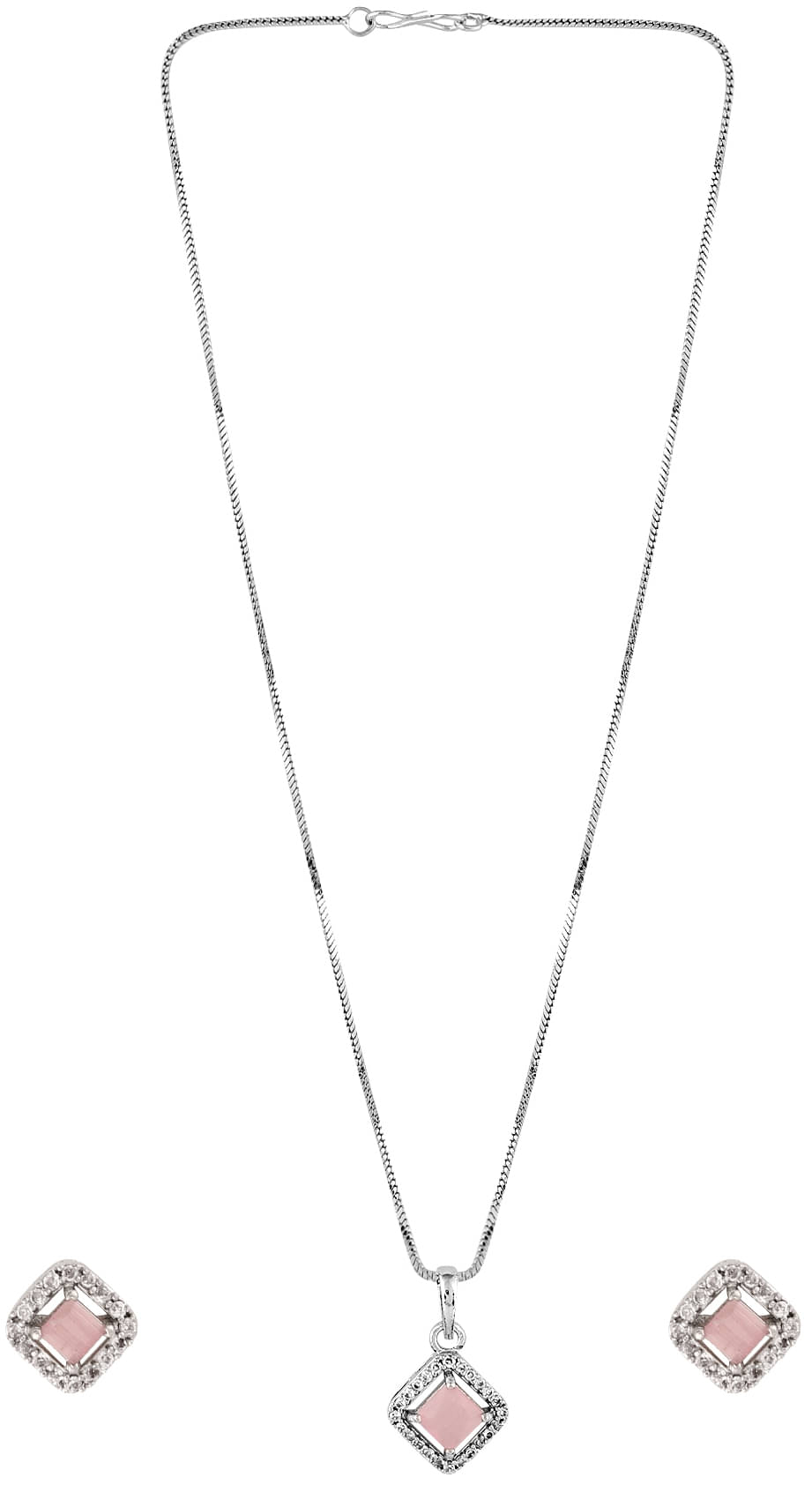 Bhagya Lakshmi Pink Pendant set ( Pack of 1 )     			Bhagya Lakshmi Pink Pendant set ( Pack of 1 )