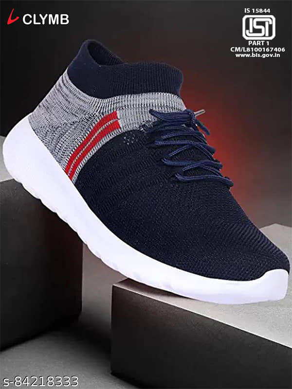 Clymb Navy Men's Sports Running Shoes - Sports Shoes | Buy online on ZillyBuy