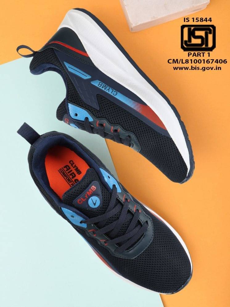 Clymb Zinng Navy Navy Blue Men's Sports Running Shoes Clymb Zinng Navy Navy Blue Men's Sports Running Shoes