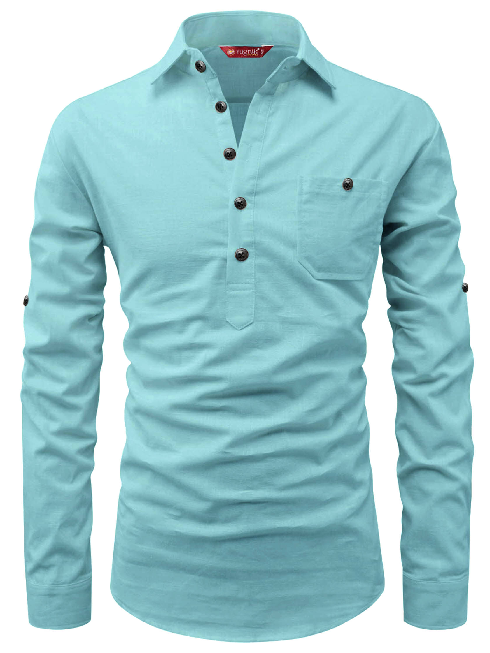 FIREFISH Military Green Cotton Men's Regular Kurta ( Pack of 1 ) FIREFISH Military Green Cotton Men's Regular Kurta ( Pack of 1 )