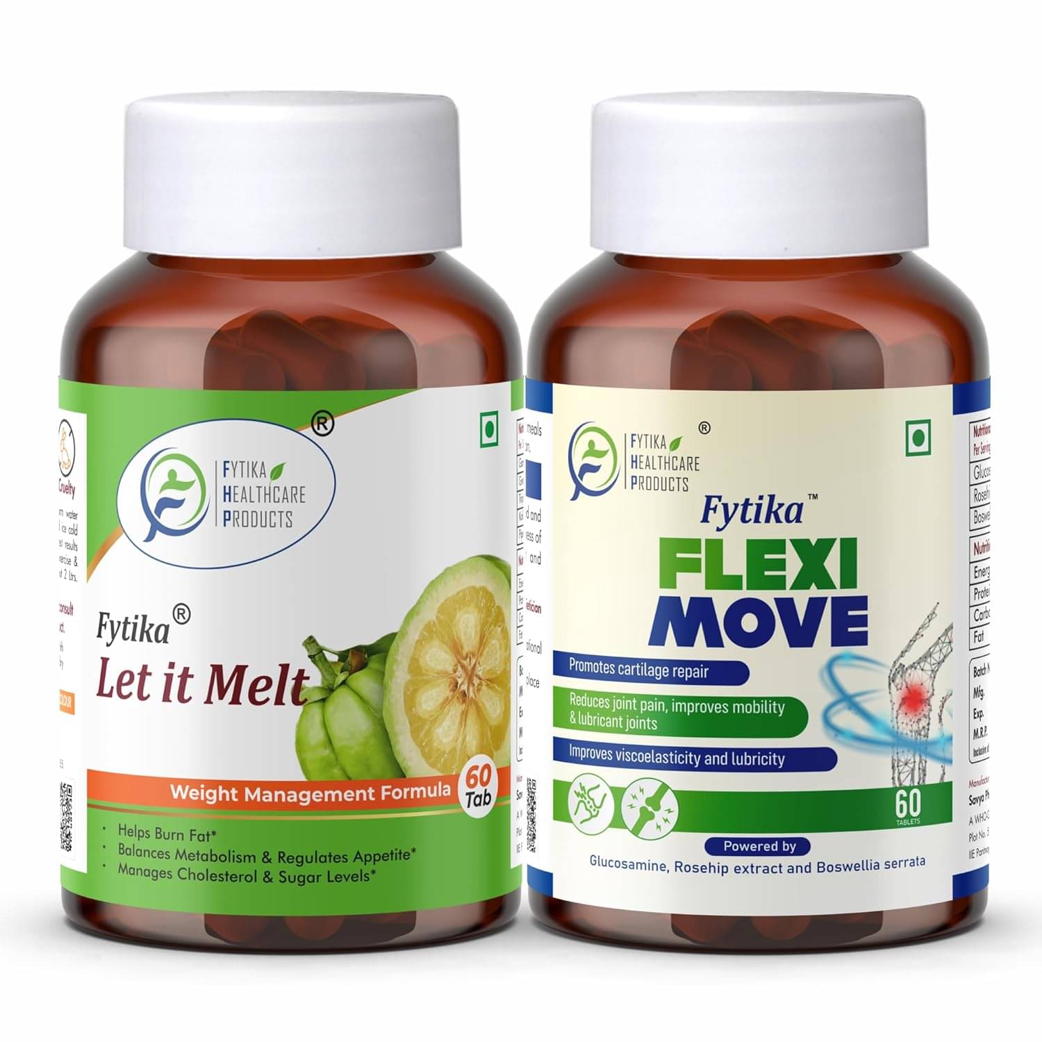     			FYTIKA Let it melt + Flexi Move 2 gm Unflavoured Pack of 2