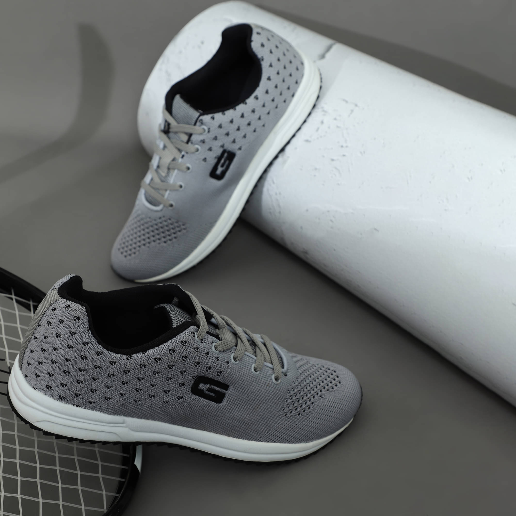     			GOLDSTAR Light Grey Men's Outdoor Shoes