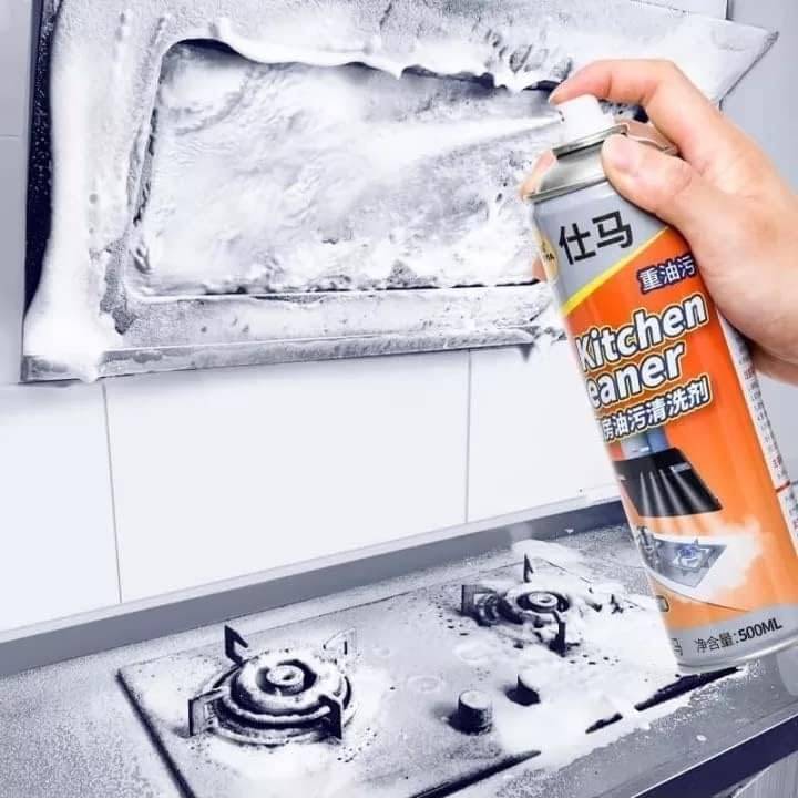     			Gatih Oil-Grease Stain Remover Spray All Purpose Cleaner Spray Kitchen Cleaner Spray by Foam Cleaner 450 mL 1 no.s