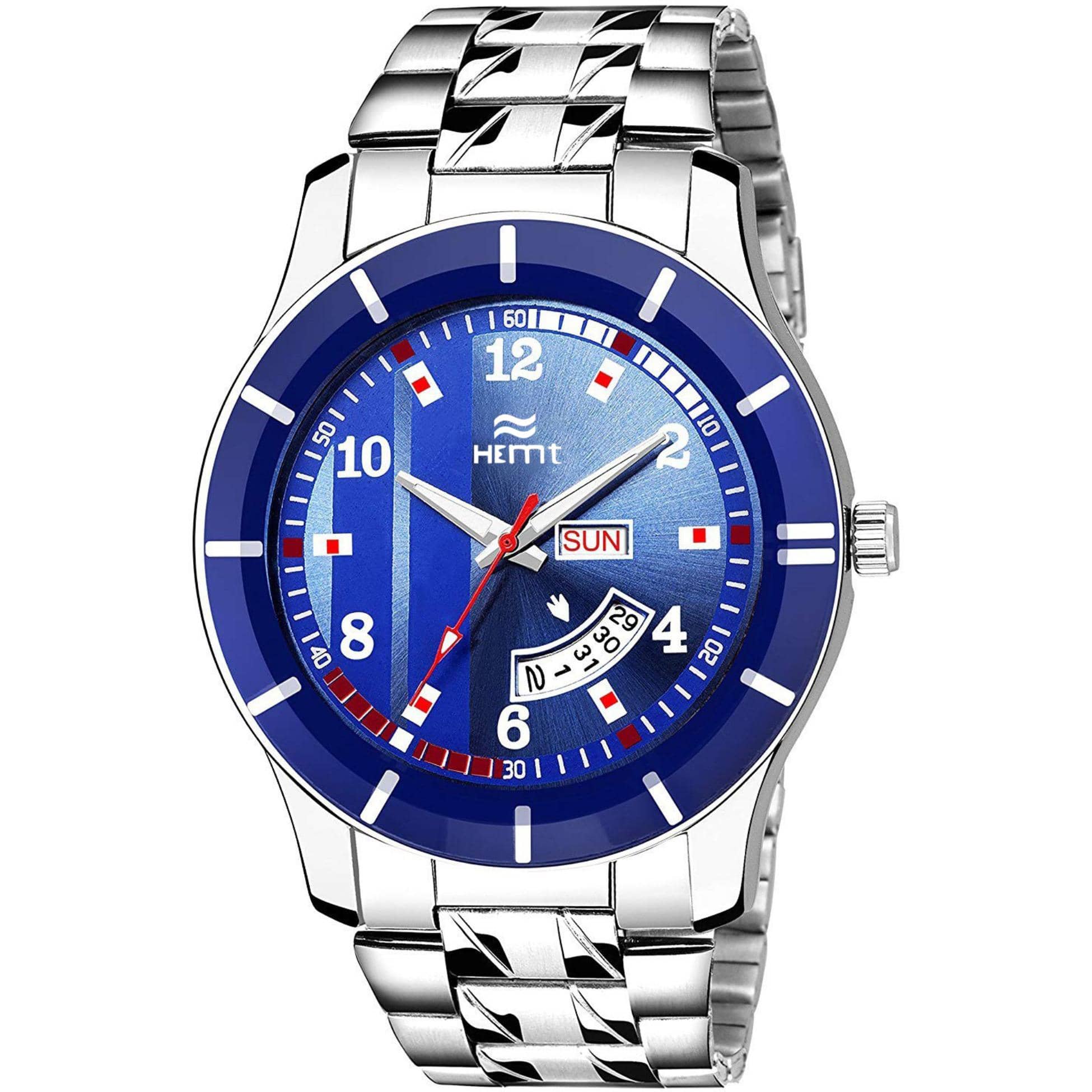 Hemt Silver Stainless Steel Analog Men's Watch