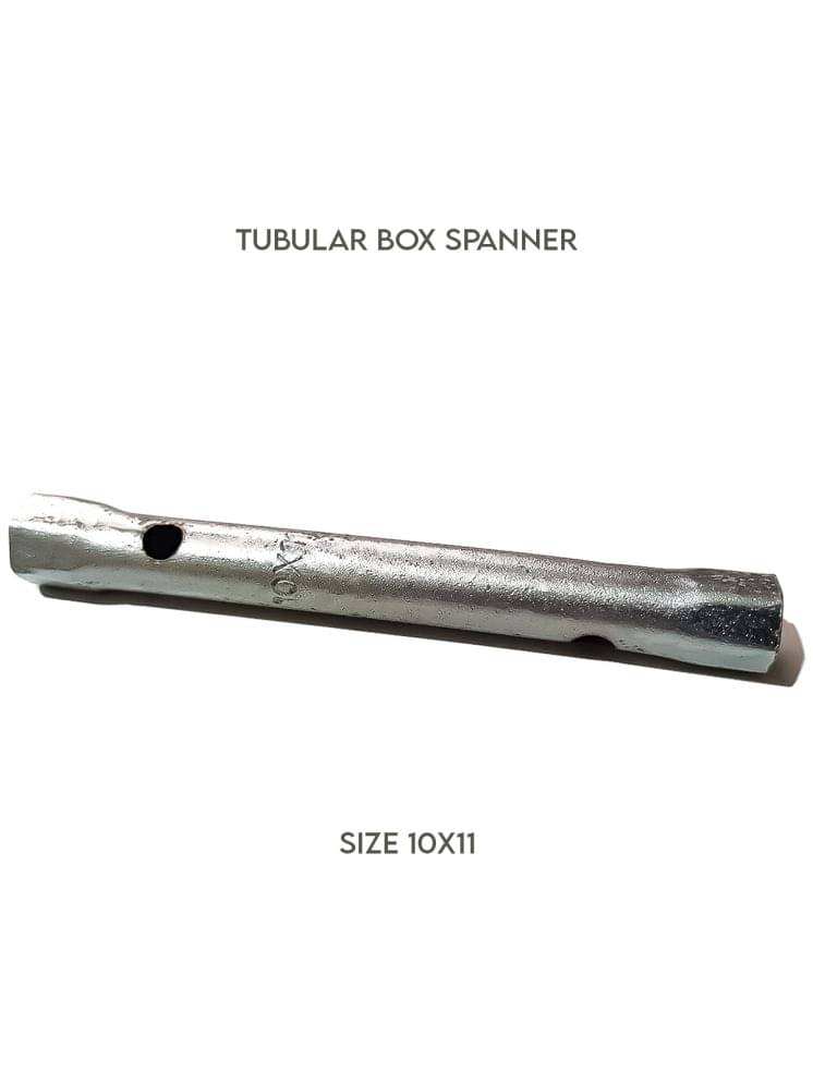 LXMI 10X11 Steel Tubular Box Spanner Double Sided Box End Wrench 1 Hand Tool LXMI 10X11 Steel Tubular Box Spanner Double Sided Box End Wrench 1 Hand Tool