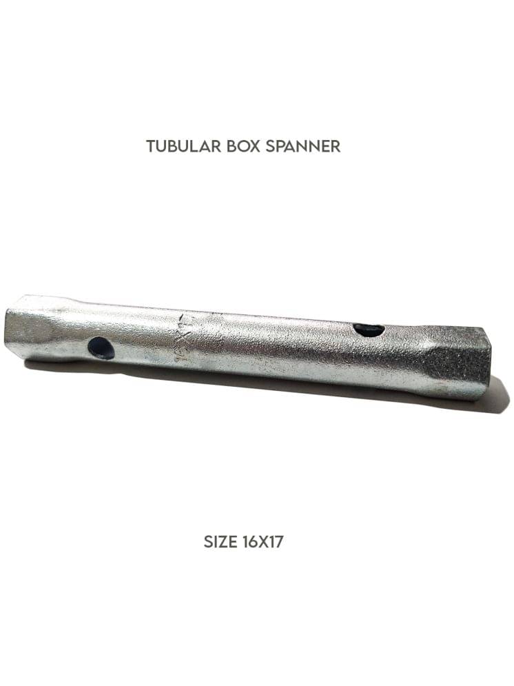     			LXMI 16X17 Steel Tubular Box Spanner Double Sided Box End Wrench 1 Hand Tool