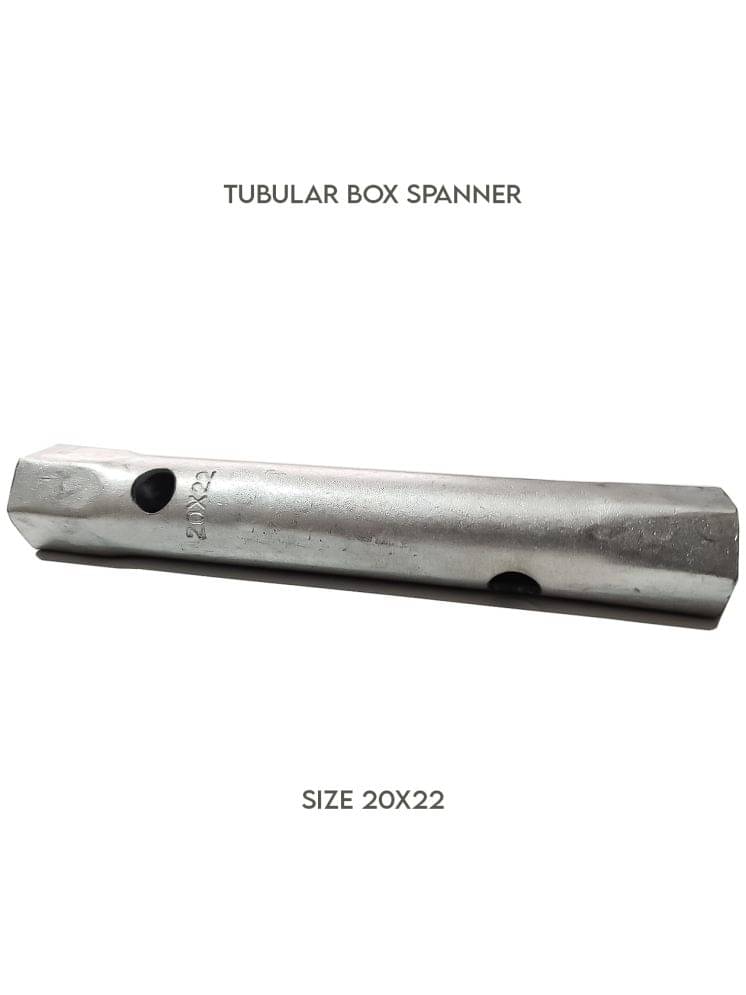 LXMI 20X22 Steel Tubular Box Spanner Double Sided Box End Wrench 1 Hand Tool     			LXMI 20X22 Steel Tubular Box Spanner Double Sided Box End Wrench 1 Hand Tool