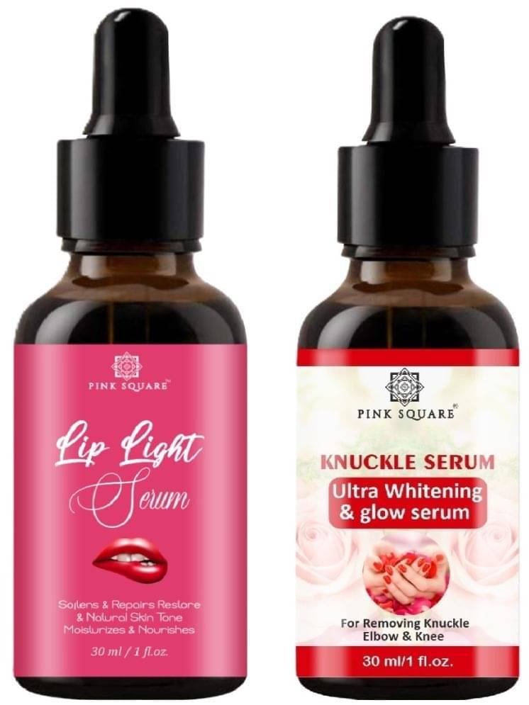 Lip Light Serum - Softens and Natural Lips & Knuckle Serum - Ultra Whitening & Glowing Skin (Each,30ml) - Set of 2 Items Lip Light Serum - Softens and Natural Lips & Knuckle Serum - Ultra Whitening & Glowing Skin (Each,30ml) - Set of 2 Items