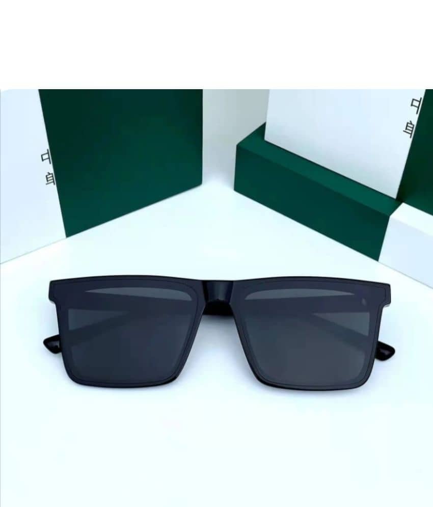 Lootnixx Black Square Sunglasses ( Pack of 1 ) - Sunglasses | Buy online on ZillyBuy
