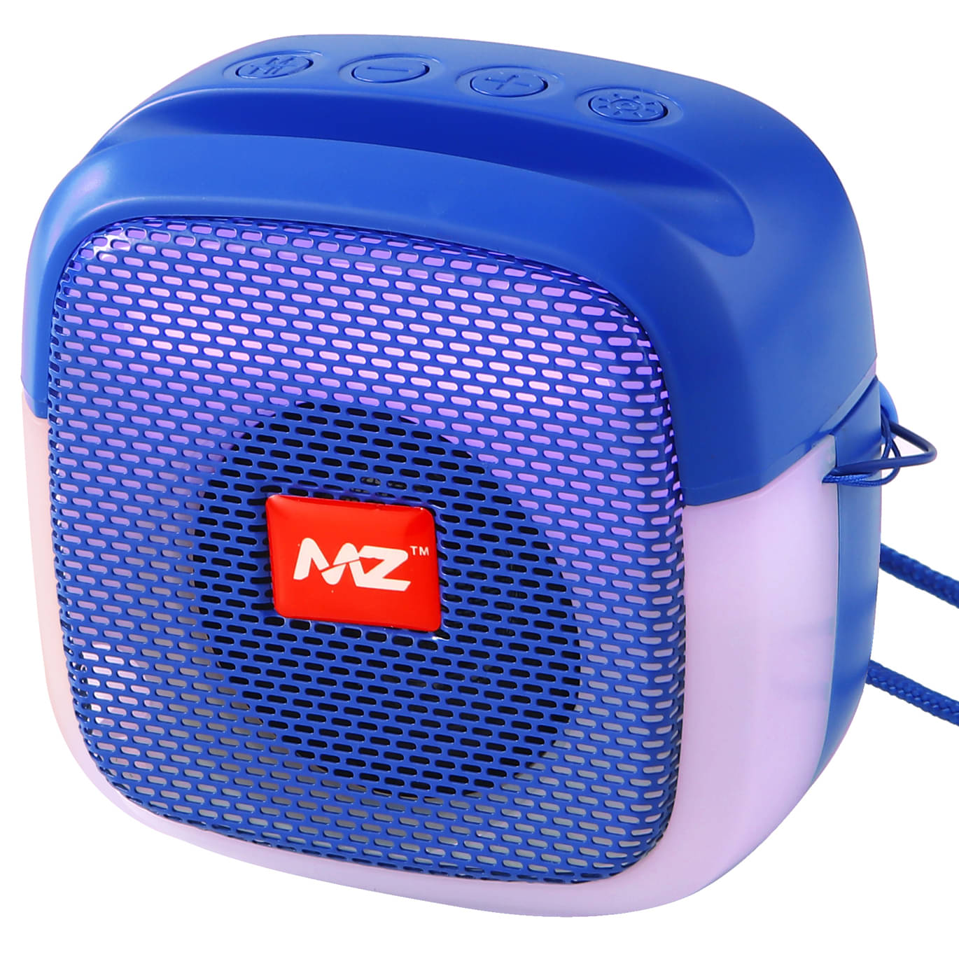     			MZ M424SP 5 W Bluetooth Speaker Bluetooth V 5.0 with SD card Slot Playback Time 6 hrs Blue