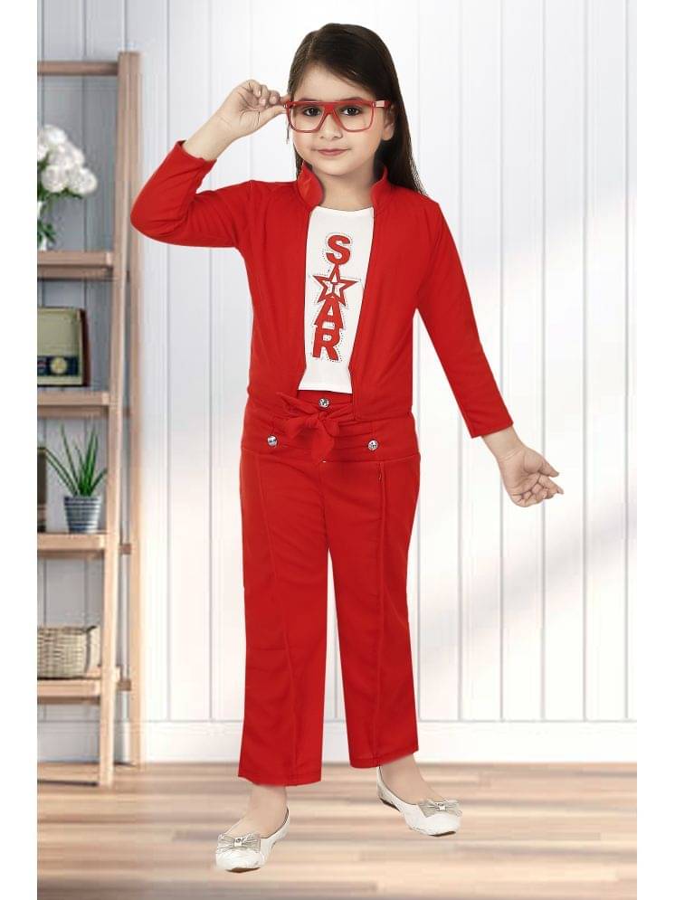 NIPU CREATION Pack of 1 Girls Cotton Blend Top With Pants ( Multicolor ) NIPU CREATION Pack of 1 Girls Cotton Blend Top With Pants ( Multicolor )