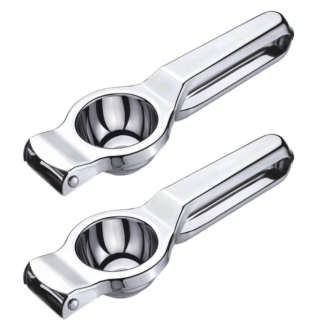 OC9 Silver Stainless Steel Lemon Squeezer (Pack of 2) ( Set of 2 )
