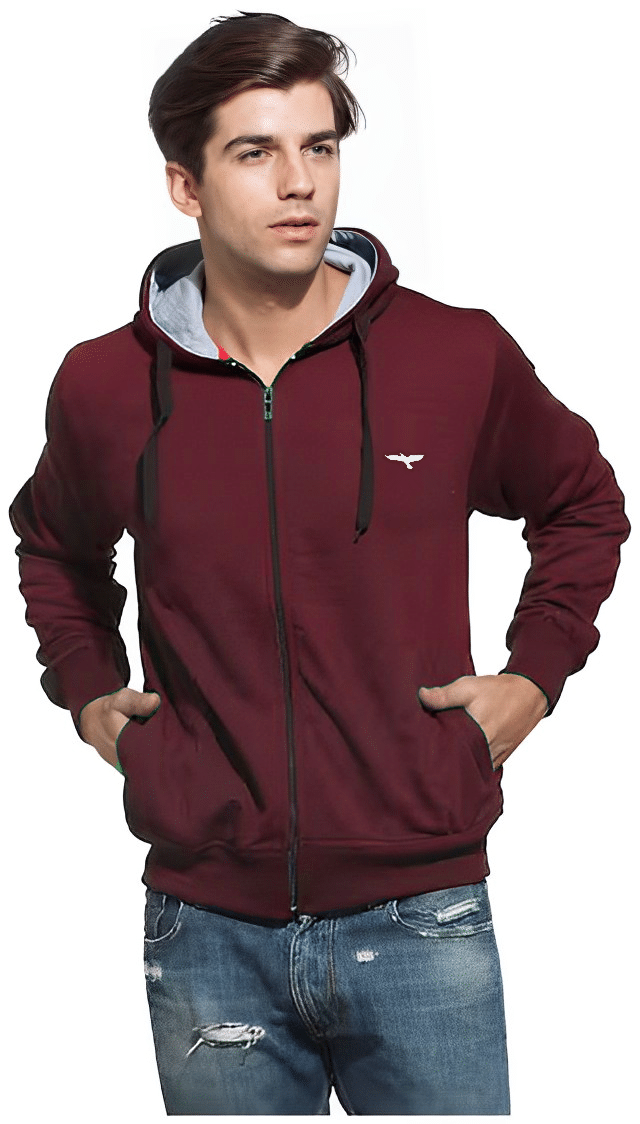 Reya Cotton Blend Men's Casual Jacket - Maroon ( Pack of 1 ) Reya Cotton Blend Men's Casual Jacket - Maroon ( Pack of 1 )